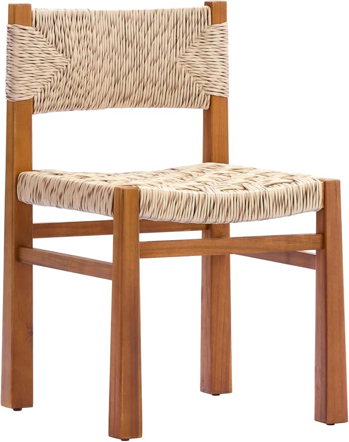 Christopher Knight Home Tanya 9 Piece Acacia Wood Outdoor Dining Table Set for 8, Extendable Dining Table and 8 Chairs with Wicker Seat & Backrest, Outdoor Patio Furniture Set, Light Grey + Teak