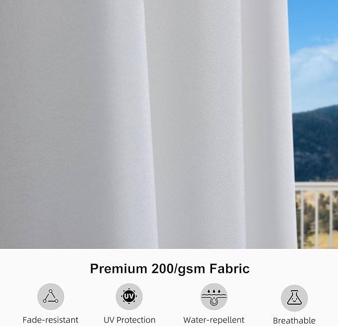 PURPLE LEAF 11' Round Patio Umbrella Outdoor Table Umbrella Aluminum Frame Market Umbrella Sun Umbrella with 8 Sturdy Ribs for Garden Deck Lawn Pool White