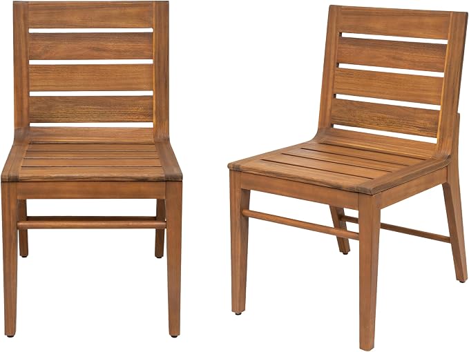 Christopher Knight Home 7 Piece Outdoor Dining Set, 71" Acacia Wood Patio Table with 6 Wooden Chairs, Teak Finish Solid Wood Dining Table Set for Backyard Garden Porch Deck