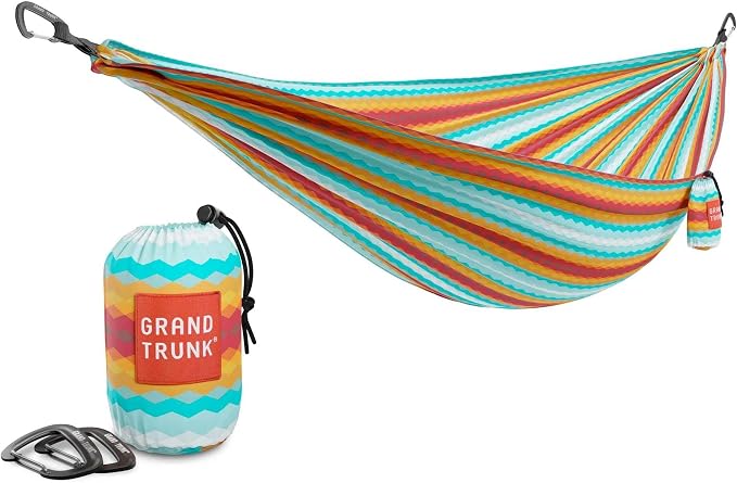 Grand Trunk TrunkTech Double Hammock, 11 ft, 500 lb, Lightweight, Bluu Nile