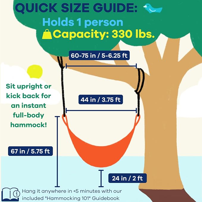 Handwoven Hammock & Charcoal Vista Stand by Yellow Leaf Hammocks - Hanging Chair, Fits 1 Person, 330lb max - Weathersafe, Easy to Hang & Setup, Ultra Soft, Artisan Made - Hammock Color: Turquoise, Bla