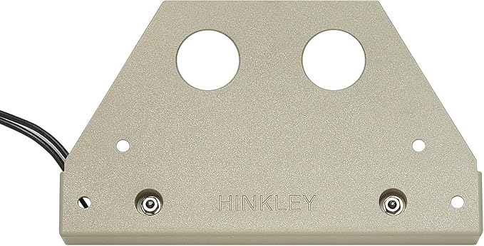 Hinkley Landscape Lighting Nuvi 15446ST Medium Hardscape Light, Vinyl Alloy, Low-Profile Housing, Mounting Bracket, Dimmable, Sandstone