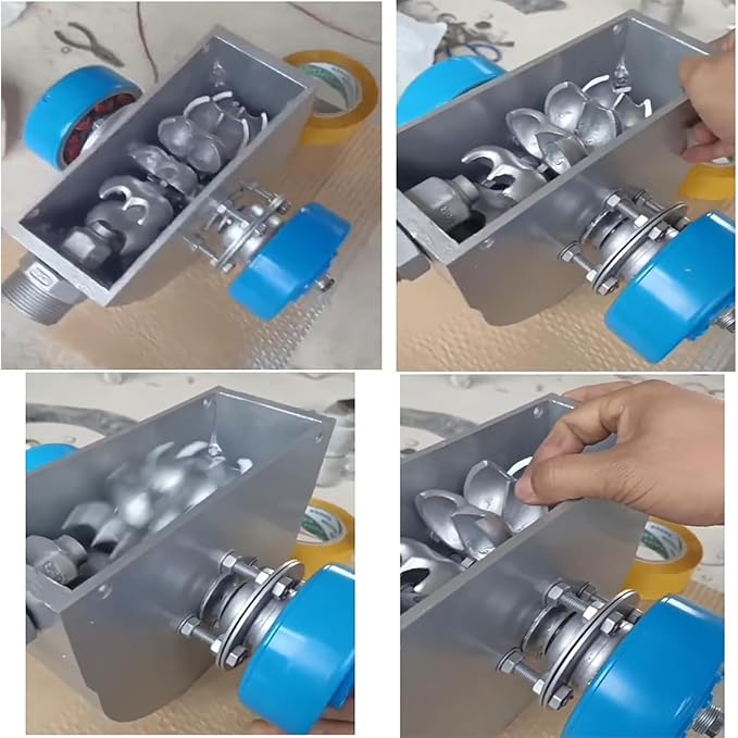 2000W Hydroelectric Generator, 110V-230V 60Hz High Power Horizontal Water Turbine Generator, Aluminum Alloy Hydro Power Equipment For Outdoor, Camping, Home, Lighting