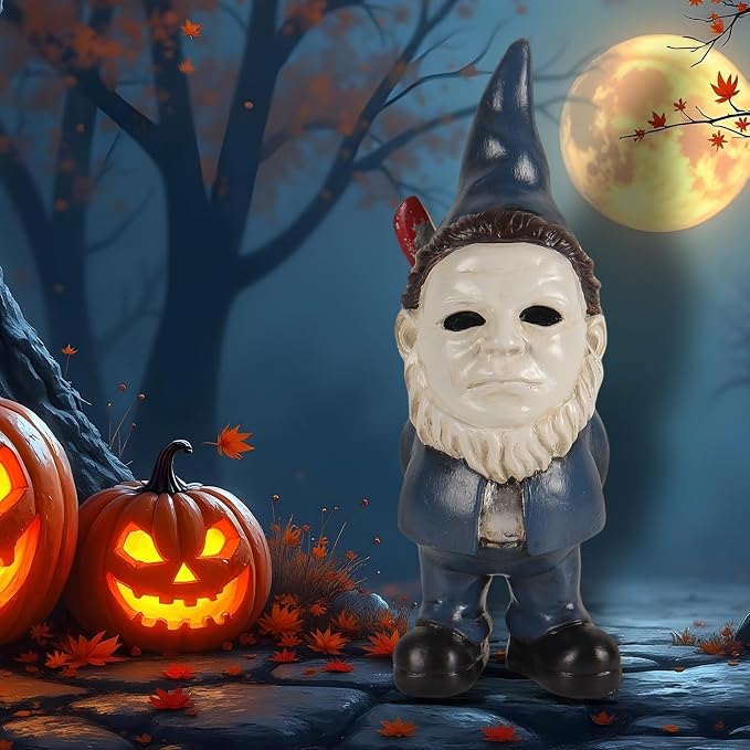 SPINNDO Gnome Halloween Decor Indoor Boo Basket Stuffers Home Decor (Blue)