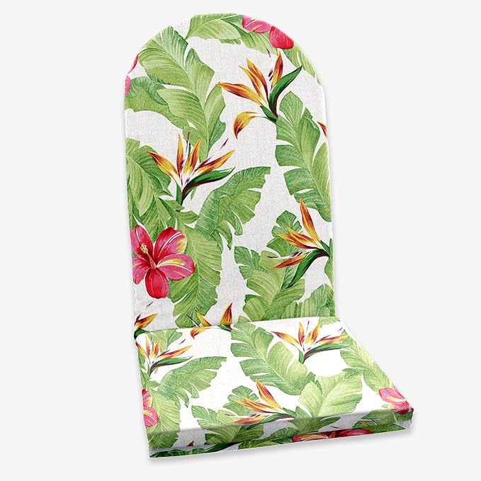 BrylaneHome Bh Outdoor Performance Adirondack Chair Cushion - Hibiscus