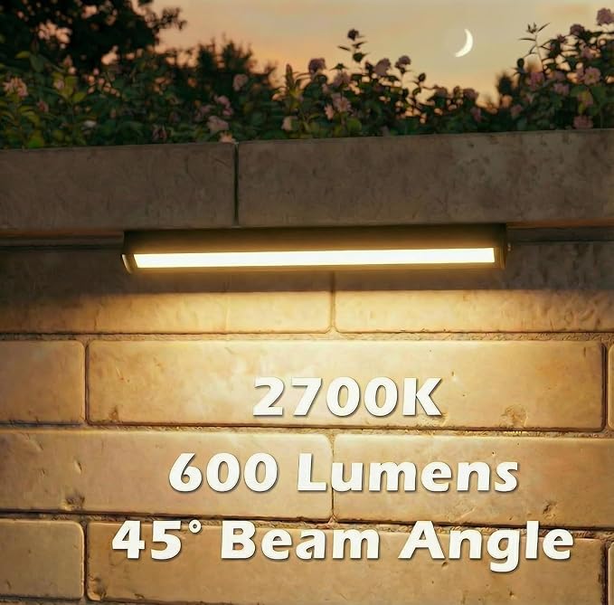 12inch Retaining Wall Lights 5W LED Hardscape Paver Lighting,2700K Soft White Waterproof Outdoor Step Lights,12V AC/DC Low Voltage Landscape Lighting-4Packs