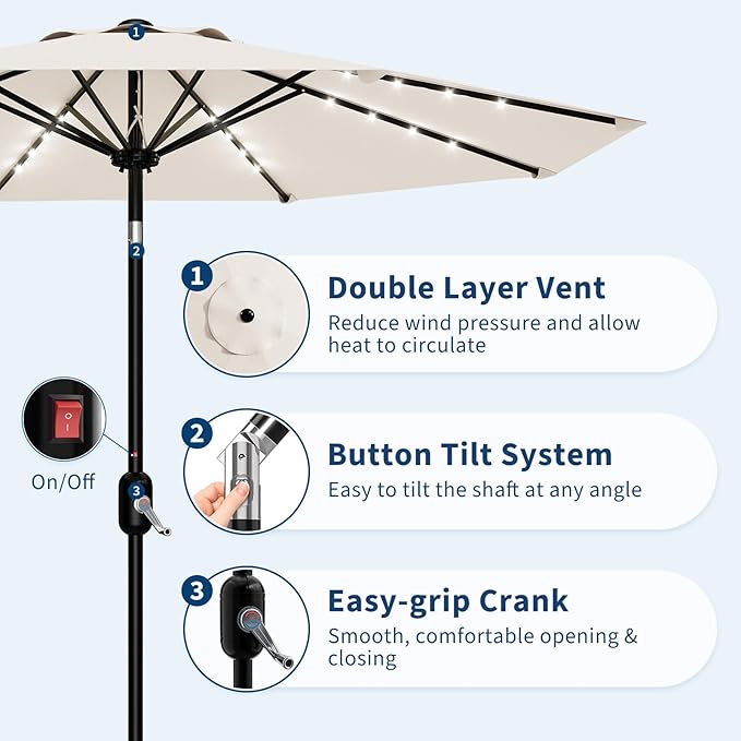 GarveeLife patio umbrella
