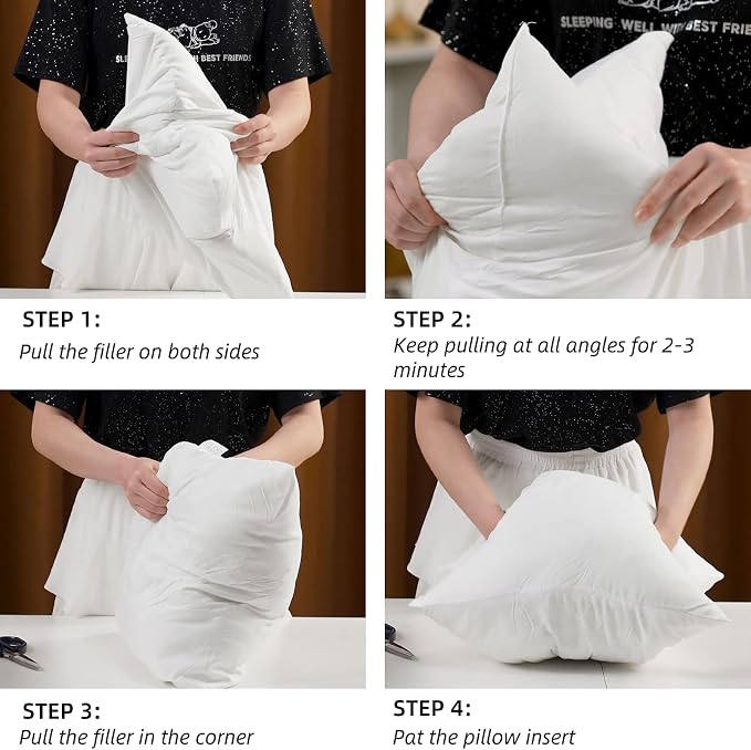 MIULEE Set of 2 Outdoor Waterproof Pillow Covers Blend Outdoor Throw Pillow Inserts for Sofa Bedroom Living Room 18 x 18 Inch 45 x 45 cm Yellow