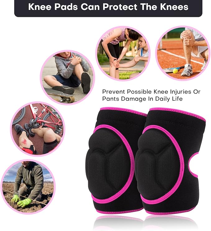 Women Men Knee Pad Suitable for House Working, Floor and Carpet Cleaning, Gardening Maintain, Construction Work, High Elastic Fabric Men Knee Pads Protect Knee Safety