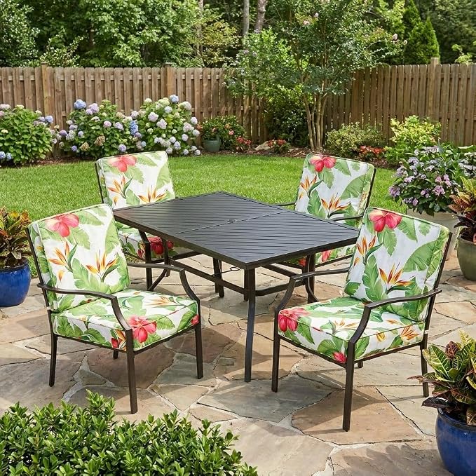 BrylaneHome Bh Outdoor Performance 2-Section Deep Seating Cushion - Cypress Midnight