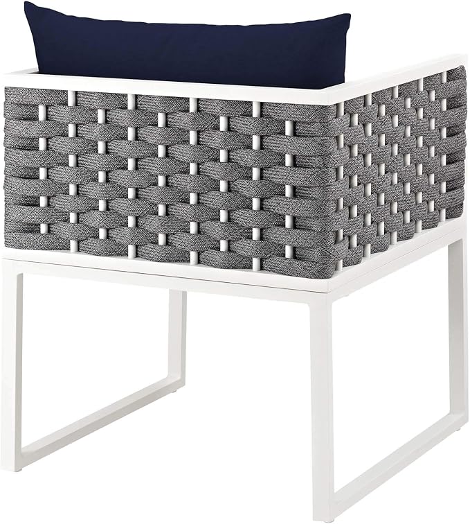 Modway Stance Outdoor Patio Woven Rope 9-Piece Dining Furniture Set