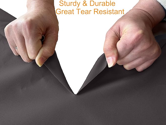 Heavy Duty Waterproof Patio Furniture Covers UV Resistant Round Outdoor Table Chair Covers Small Round 48"Diax28"H Dark Grey