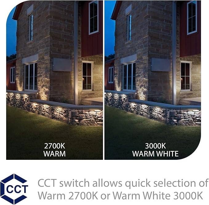 WAC Landscape Lighting, Hardscape 18in LED 12V Strip Light with Quick Release and 2-CCT 2700K-3000K in Black