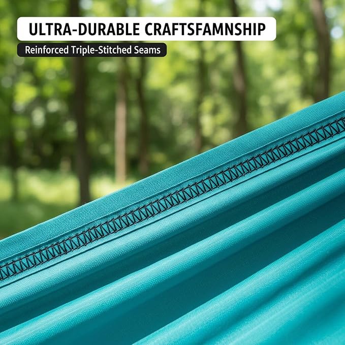 YSUEFIJO Travel Hanging Hammock, Outdoor Hammock Ideal for Camping Or Garden, Camping Hammock Easy to Set Up and Carry, Comfortable Resting Spot, Heavy Duty Support Up to 300kg