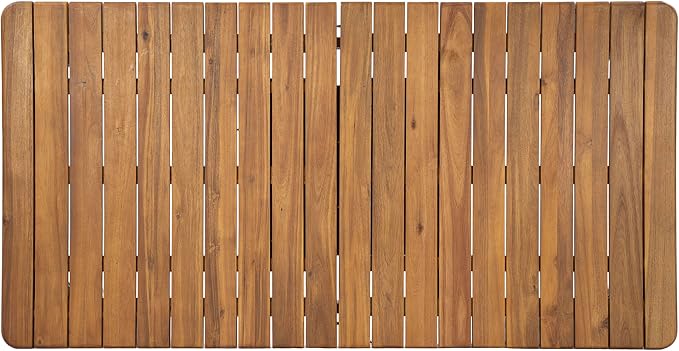 Christopher Knight Home Sky Acacia Wood Dining Table Set for 6, 7 Piece Patio Extendable Dining Table and Dining Chairs Set of 6 with Cushions & Rope Accents, Patio Furniture Set, Teak+Beige+Green