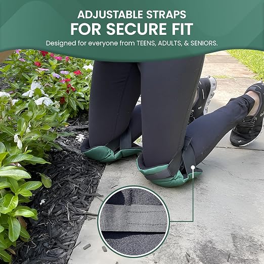 GARDEN GURU Cushioned Gardening Knee Pads with Adjustable Straps - Soft Inner Liner, Ultra Comfort Padding, Garden Kneelers for Yard Work, Household Chores, Roofing, and More - 1 Case (48 Pairs)