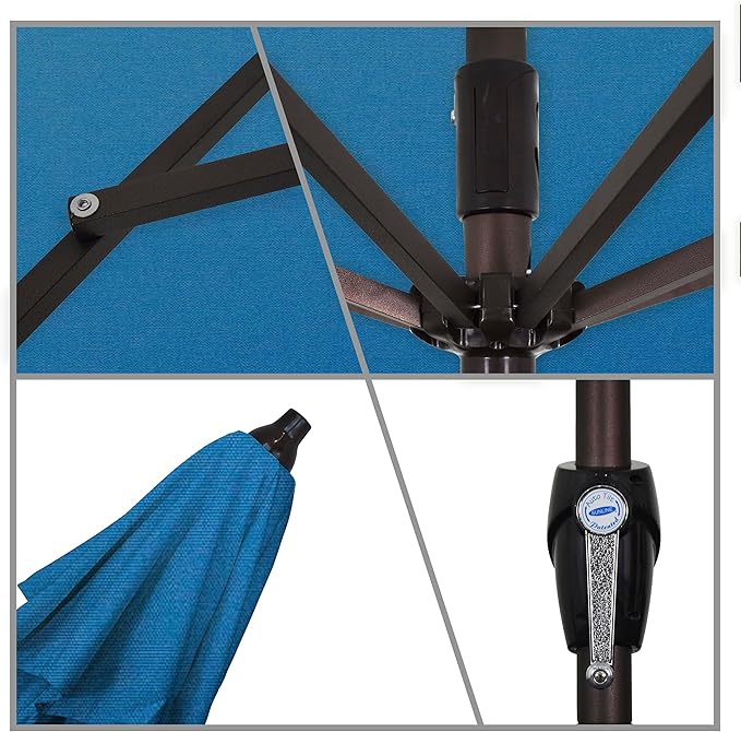 California Umbrella 9' Round Aluminum Patio Umbrella