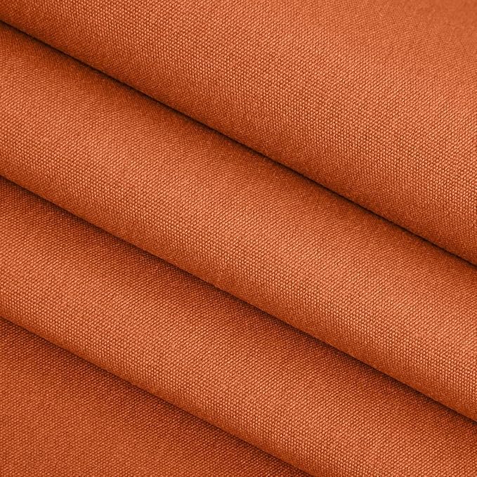 RSH DECOR: Sunbrella Tufted Wicker U-Shape Cushions Set of 2 | 22” x 22” | Outdoor Seat Cushions for Patio Furniture| Crafted with Sunbrella Performance Fabric | Canvas Rust - Made in USA