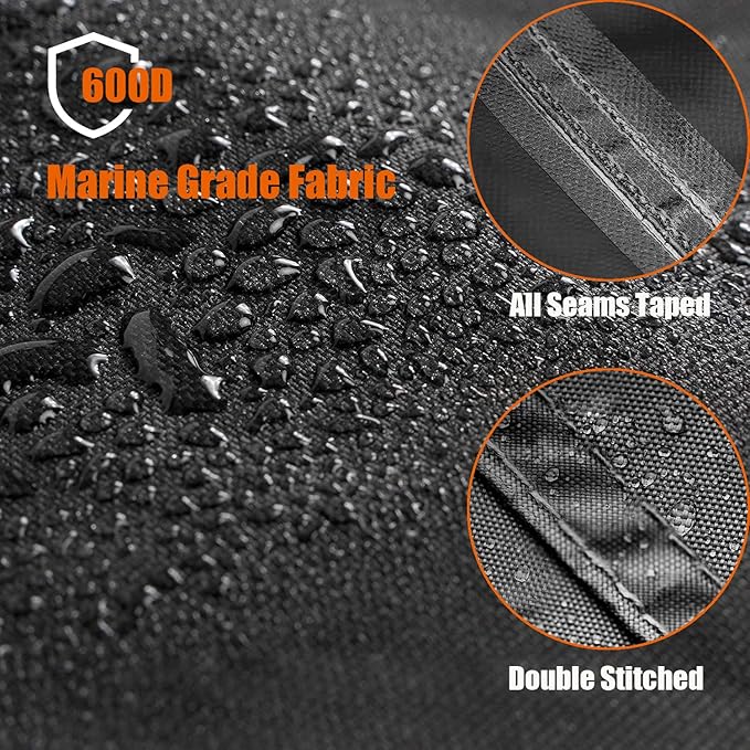 Porch Swing Cover Waterproof Outdoor Hanging Swing Cover Tear resistant All WeatherProof Patio Furniture Covers (Black, 85x45x(32-24)inch) (73x30x(32-24)Inch)