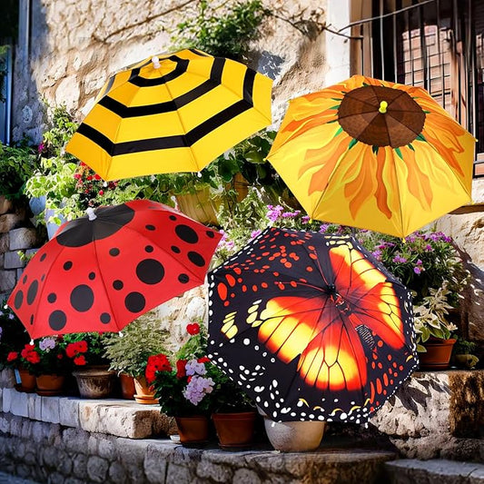 Plant Umbrellas for Outdoor Plants, Large Garden Plant Umbrella Shade Upgraded Adjustable Angle Height for Potted Plants Garden Beds