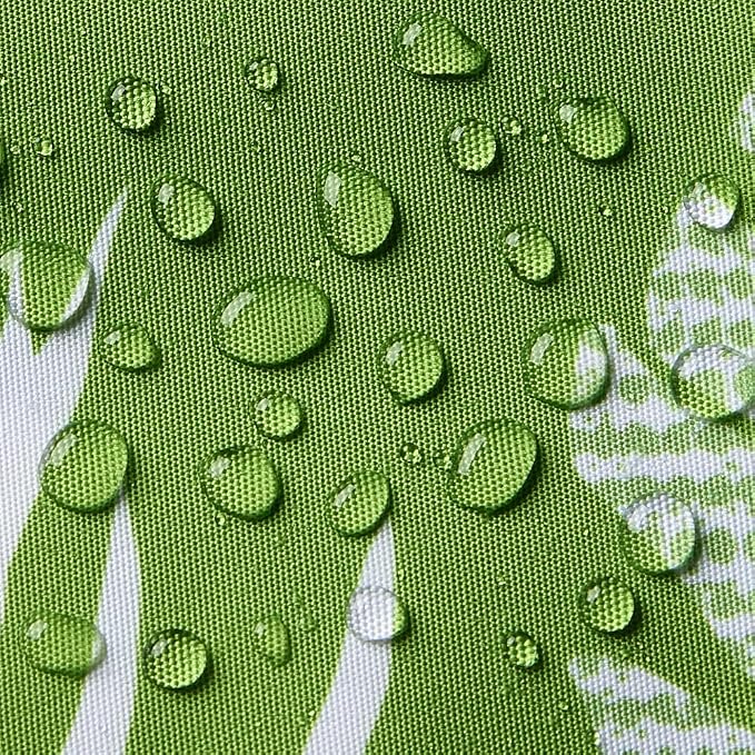 Allorry Outdoor Pillow Covers 18x18 Set of 2 Tropics Palm Leaves Green Floral Pattern Decoration Throw Pillow Covers for Outdoor Waterproof Furniture Garden Patio Sofa Bedroom Home Decor JB008-B18