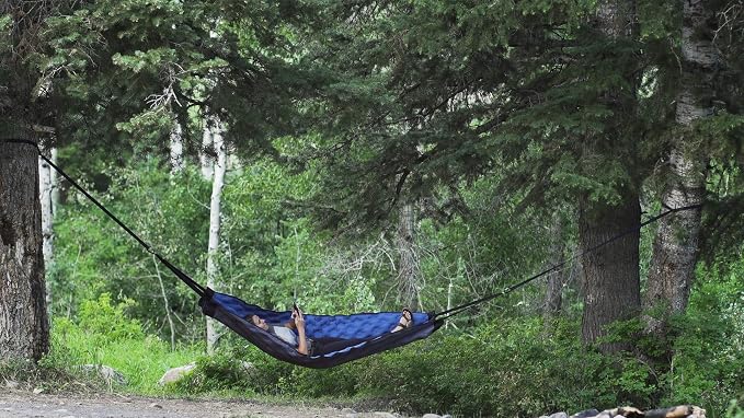 Pammock Sleeping Pad That Converts Into an Inflatable Hammock with Inflatable Pillow and Hammock Straps