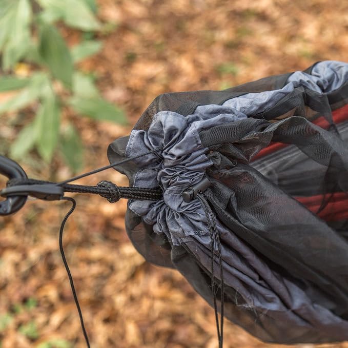 Castaway Living Travel Hammock Bug Net - Fast and Easy Set Up for Single or Double Travel Hammocks - 10ft Constructed of Premium Nylon Taffeta
