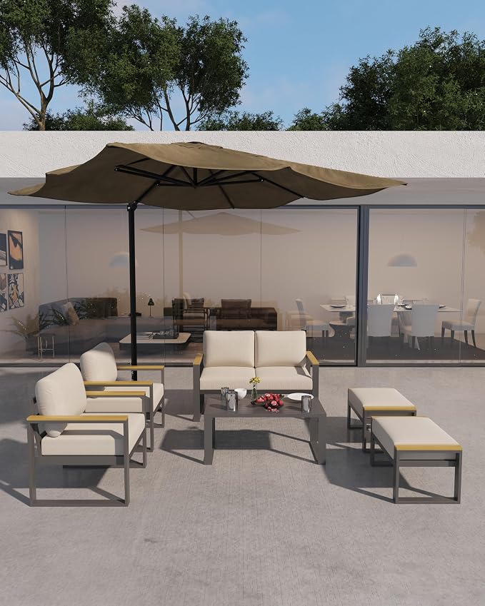 Metal Patio Armchair Set of 2Part of Conversation Sets