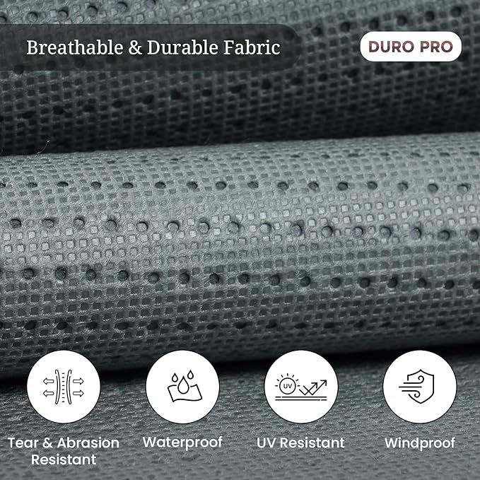 Covers & All Patio Furniture Cover Set, 5 Piece Outdoor Furniture Covers, Water-Repellent, UV & Weather Resistant Covers for Sofa, Loveseat, Chairs & Coffee Table with Elastic and Padded Handles