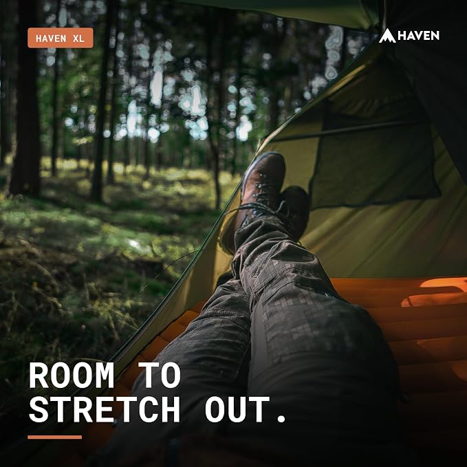 Haven Tents Lay Flat Hammock Tent - Waterproof Camping Hammock with Mosquito Net, Insulated Pad and Rainfly - Haven Tent, Haven XL, Haven Safari