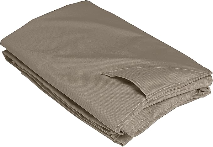 Classic Accessories Storigami Water-Resistant 100 Inch Easy Fold Patio Furniture Cover, Goat Tan, Patio Furniture Covers