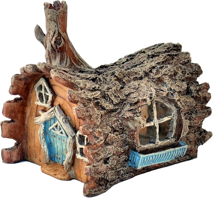 Garden Log Home with Swinging Door