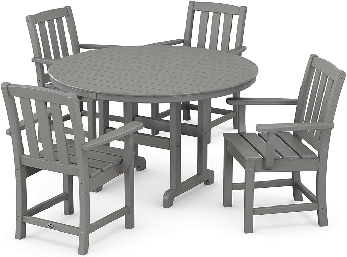 Trex Outdoor Furniture™ Cape Cod 5-Piece Round Farmhouse Dining Set in Stepping Stone
