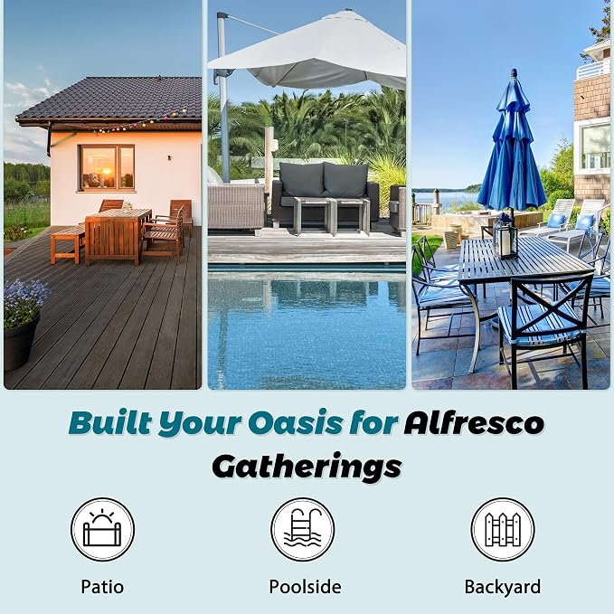 SUNLEI 4-Piece Patio Furniture Set with 43" Propane Fire Pit Table, Outdoor Wicker Sectional Sofa Set, All-Weather Conversation Set for Backyard, Poolside, Garden, Blue Cushions