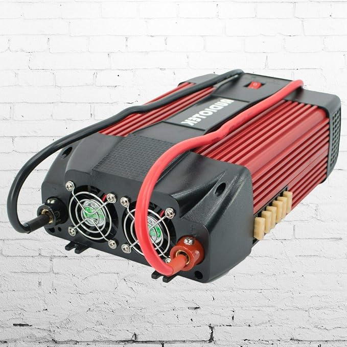 Audiotek 3000W Watt Power Inverter DC 12V AC 110V Car Converter USB Port Charger
