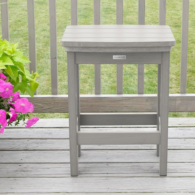 highwood Lehigh 3pc Counter Height Balcony Dining Set, Harbor Gray