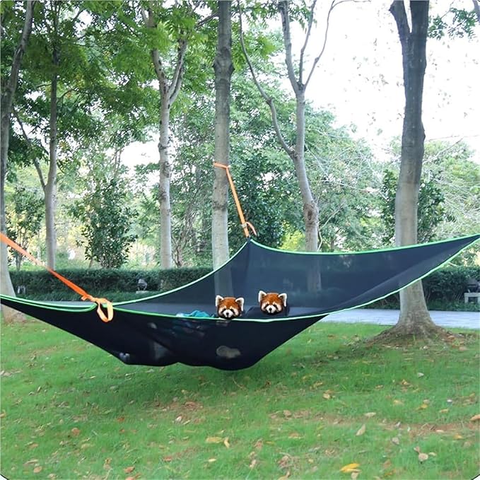 Camping Hammock， Heavy Duty Outdoor Hammock for Backyard Garden Patio