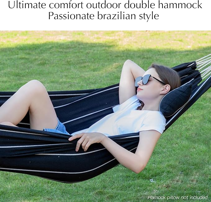 PNAEUT Single Hammocks for Outside, Replacement Outdoor Tree Hammock for Indoor Patio Porch Garden (Chasm, Small)