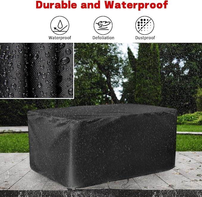 Deck Box Cover for Ortus Collective 150 Gallon Deck Box, Double Layer Waterproof Resin Storage Box Covers for Patio, Garden, Pool- 60 ''L x 27''W x 27 ''H