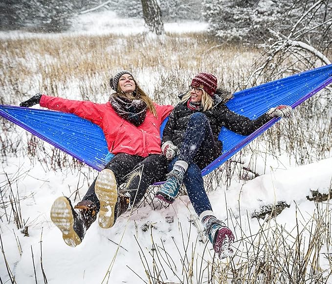 ENO, Eagles Nest Outfitters DoubleNest Lightweight Camping Hammock, 1 to 2 Person, Special Edition Colors, ATC