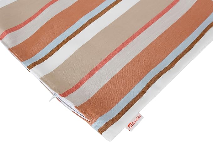 Outdoor/Indoor Sunbrella Throw Pillows Square Set of 2 Pieces 20 inch x 20 inch Beaming Mojave - Cover Only, Insert Not Included