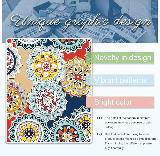 14 PCs Patio Cushion Covers, Furniture Cushion Slipcovers, 23.6"x23.6"x3.5" | Outdoor Cushion Slipcovers, Water Resistant Fabric, Zipper Design, Fits Patio Sectional Furniture