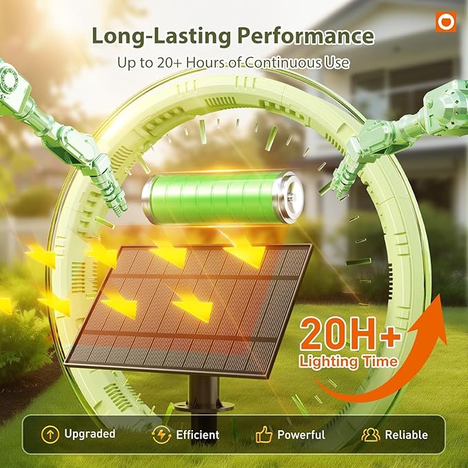 addlon 54(48+6)FT Solar String Lights Waterproof, with Remote& USB 24+2 LED | Shatterproof Bulbs Patio Lights Solar Powered, 3 Lighting Modes, Outdoor Lights for Camping Backyard Garden