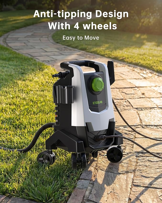 Pressure Washer, 5000PSI 3.0GPM Power Washer with Foam Cannon,4 Quick Connect Nozzles, 23FT Hose High Pressure Washer for Cars, Fences, Patios, and Driveway