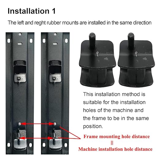 Generator Anti Vibration Rubber Mount for 2500 3000 3500 4000 4750 Watt for Champion Firman Predator Shock Absorbing Feet