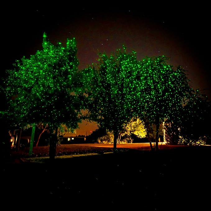 DAZZLE BRIGHT Christmas 300 LED String Lights, 100FT Connectable String Lights with 8 Lighting Modes, Xmas Vintage Decorations for Indoor Outdoor Party Supplies Yard Garden Decor (Green)