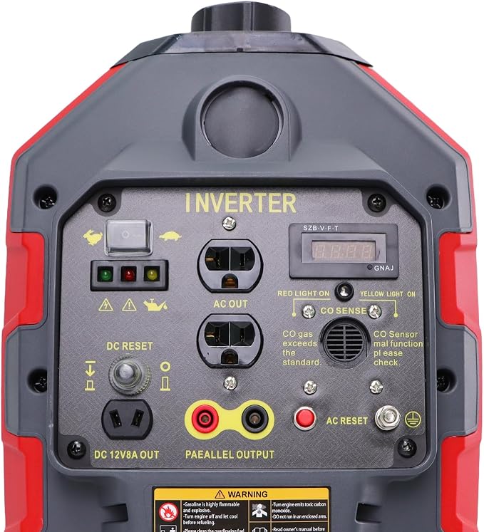 BAOMAIN 3300W Gasoline Generator, Gas Powered, 3000W Rated, UL 2201 Standards for CO Safety, EPA Certified, Quiet 58dB, Pure Sine Wave, Outdoor Power Equipment