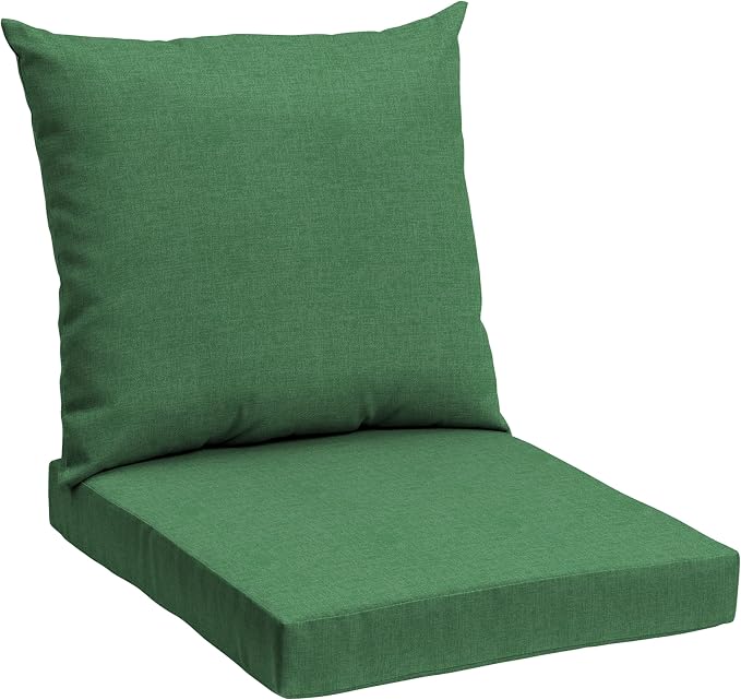 Arden Basics Outdoor Deep Seat Set, 22 x 24, Rain-Proof and Fade Resistant, Moss Green Mila