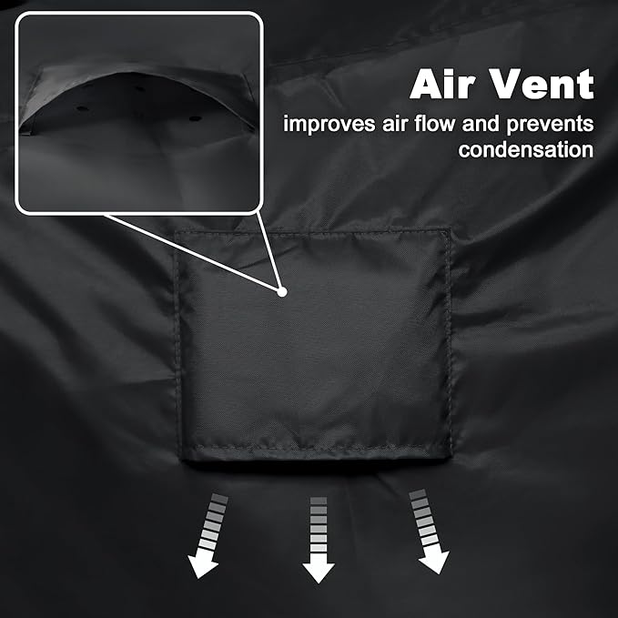 Patio Furniture Covers,Outdoor Furniture Cover Waterproof,Patio Furniture Set Covers for 4 Piece Outdoor Conversation Set,Patio Covers Set-XX-Large (Black)