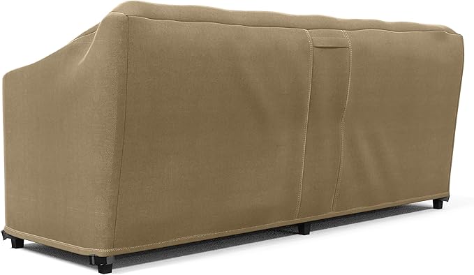 KHOMO GEAR Outdoor Loveseat Cover - Waterproof, Grey, Polyester, 48'' x 32.5'' x 31''